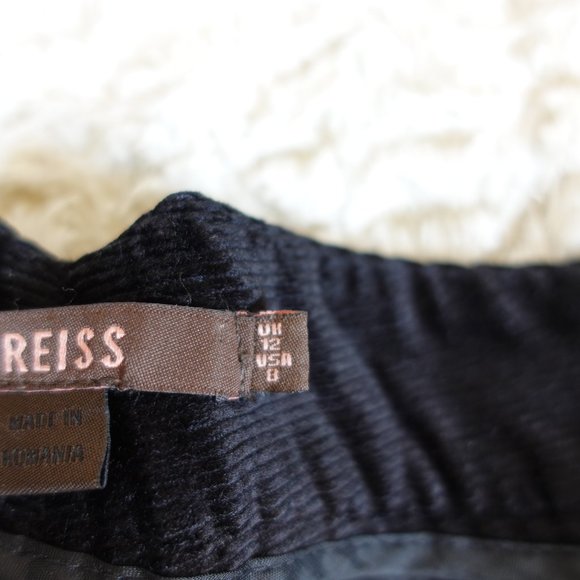 REISS Black Corduroy Jeggings - Picture 6 of 6